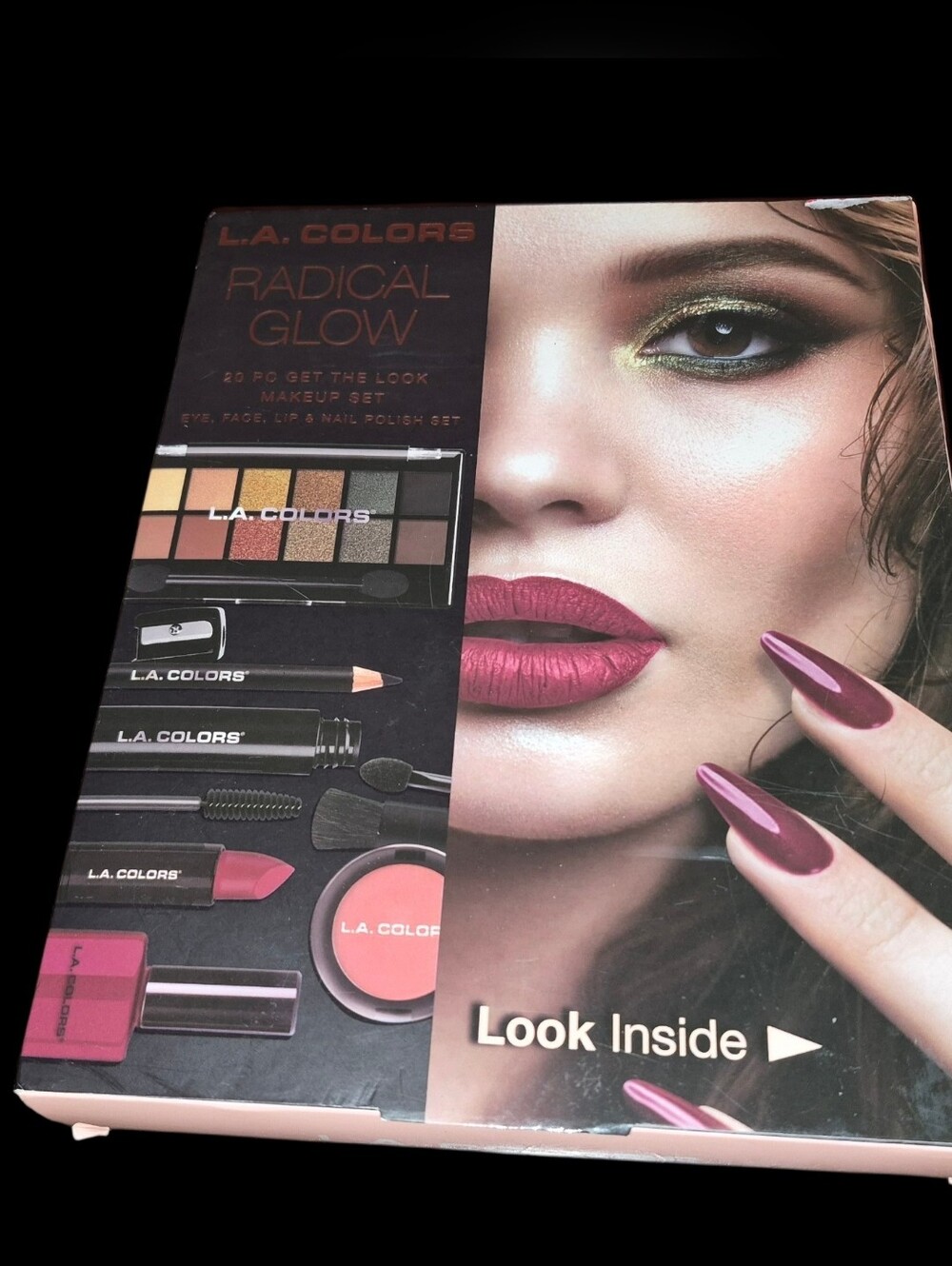 L.A. COLORS Radical Glow Makeup Set - Pink